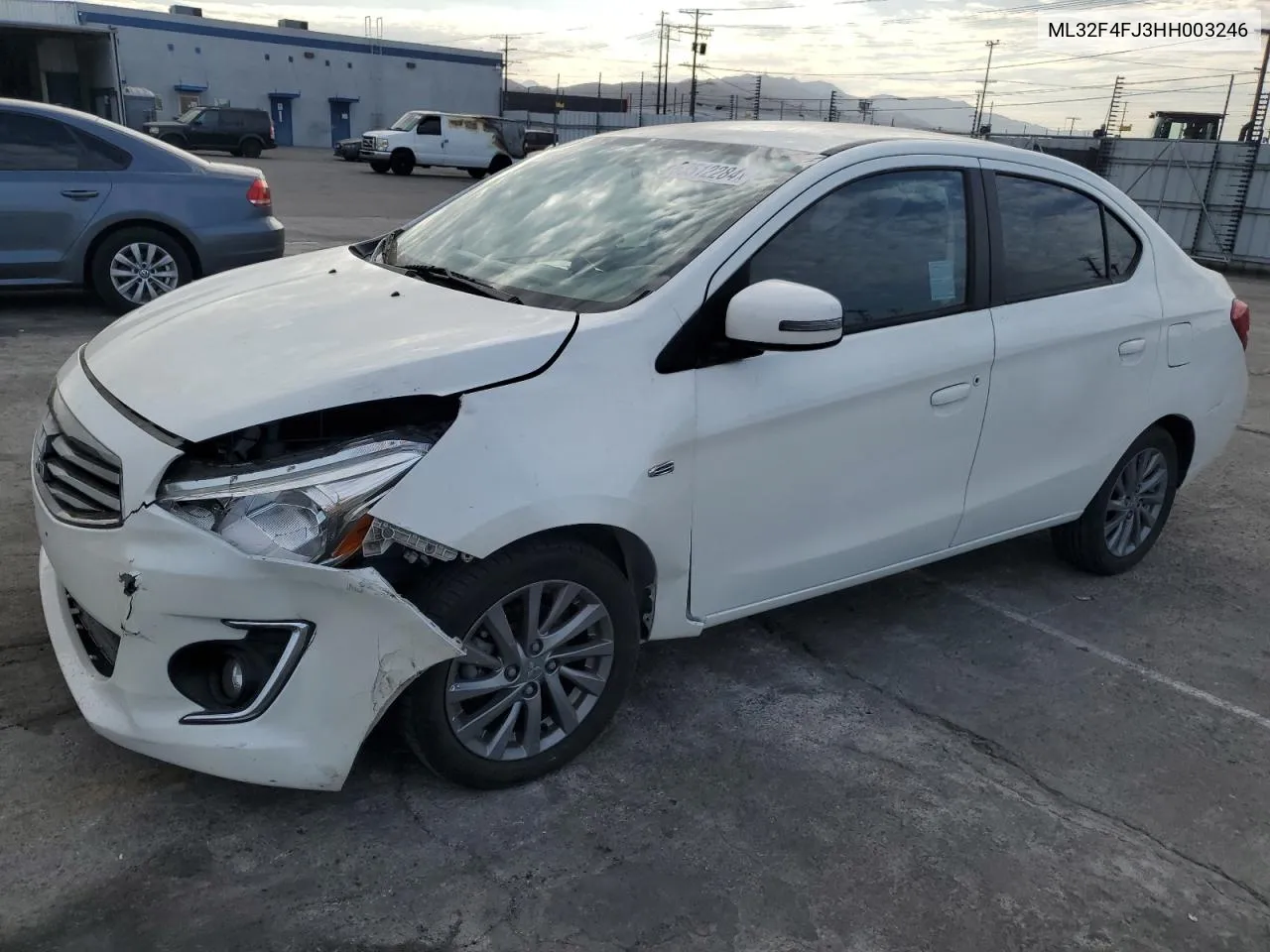 2017 Mitsubishi Mirage G4 Se VIN: ML32F4FJ3HH003246 Lot: 63512284