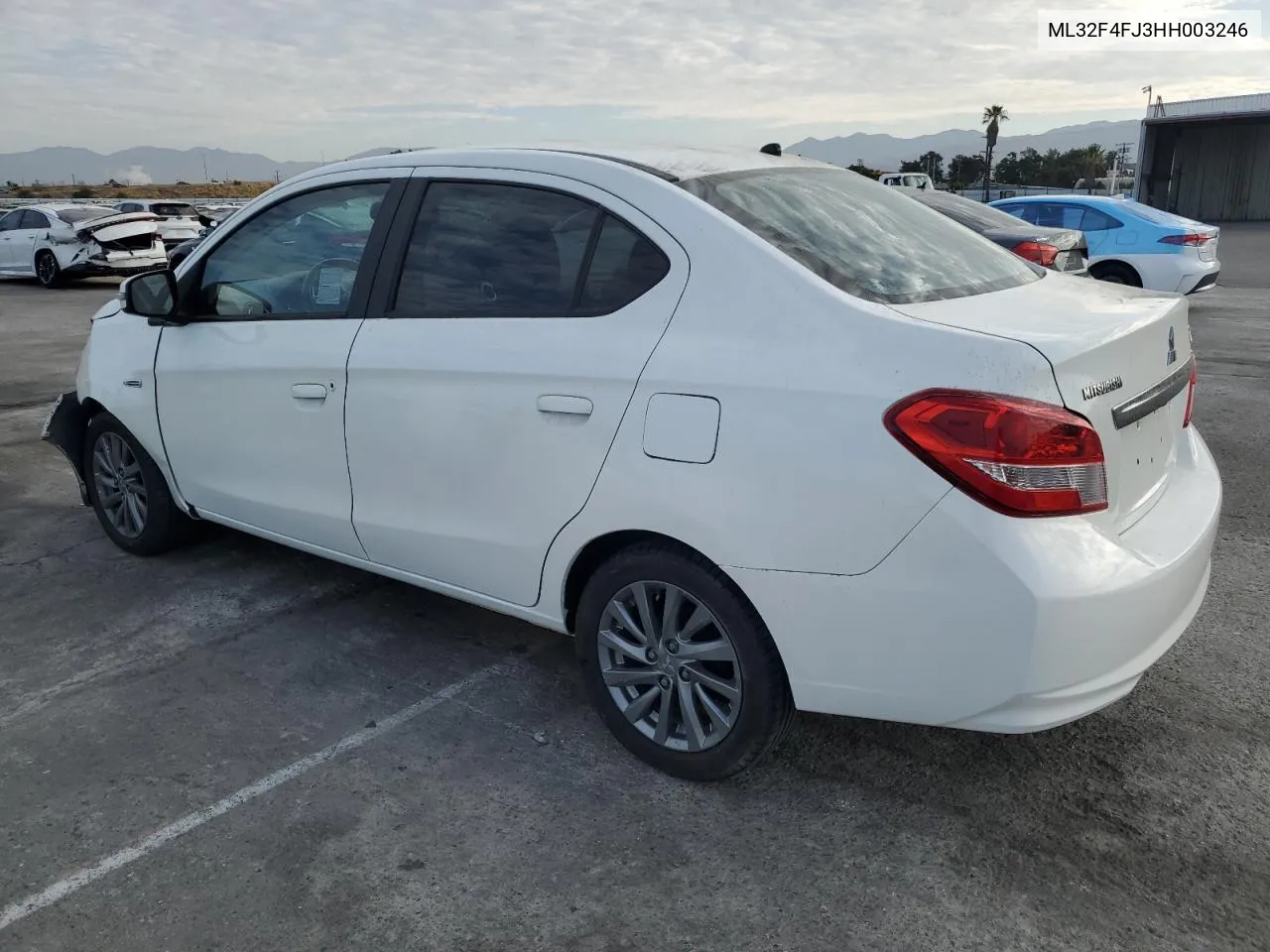 2017 Mitsubishi Mirage G4 Se VIN: ML32F4FJ3HH003246 Lot: 63512284