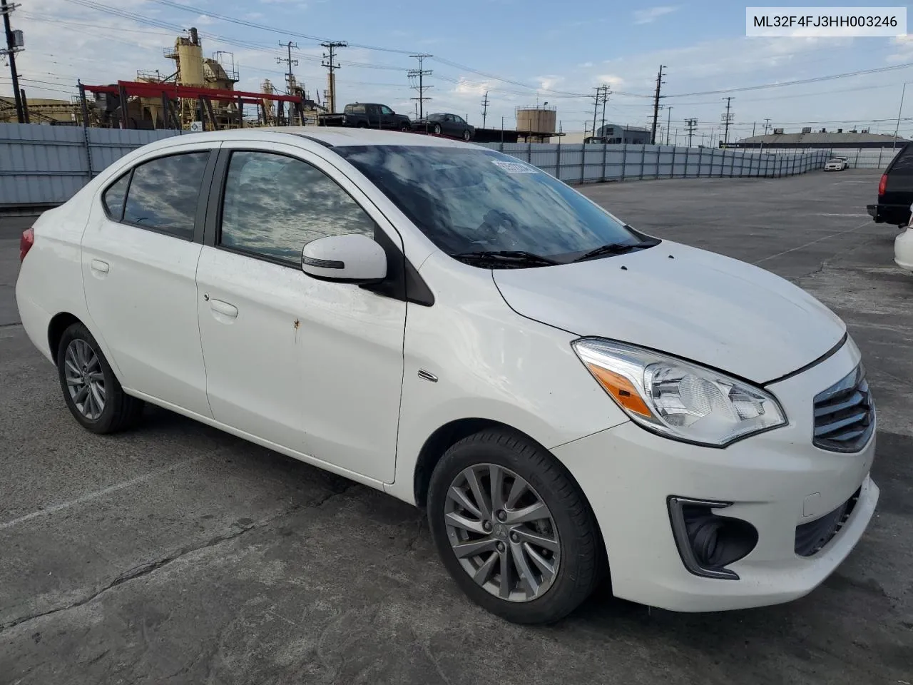 2017 Mitsubishi Mirage G4 Se VIN: ML32F4FJ3HH003246 Lot: 63512284