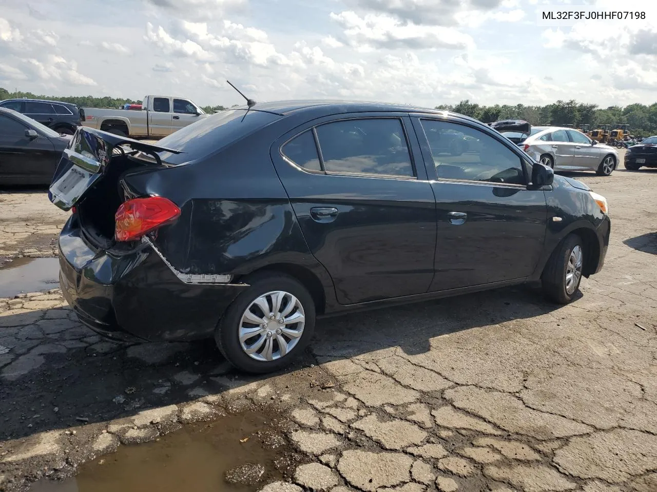 2017 Mitsubishi Mirage G4 Es VIN: ML32F3FJ0HHF07198 Lot: 64400994