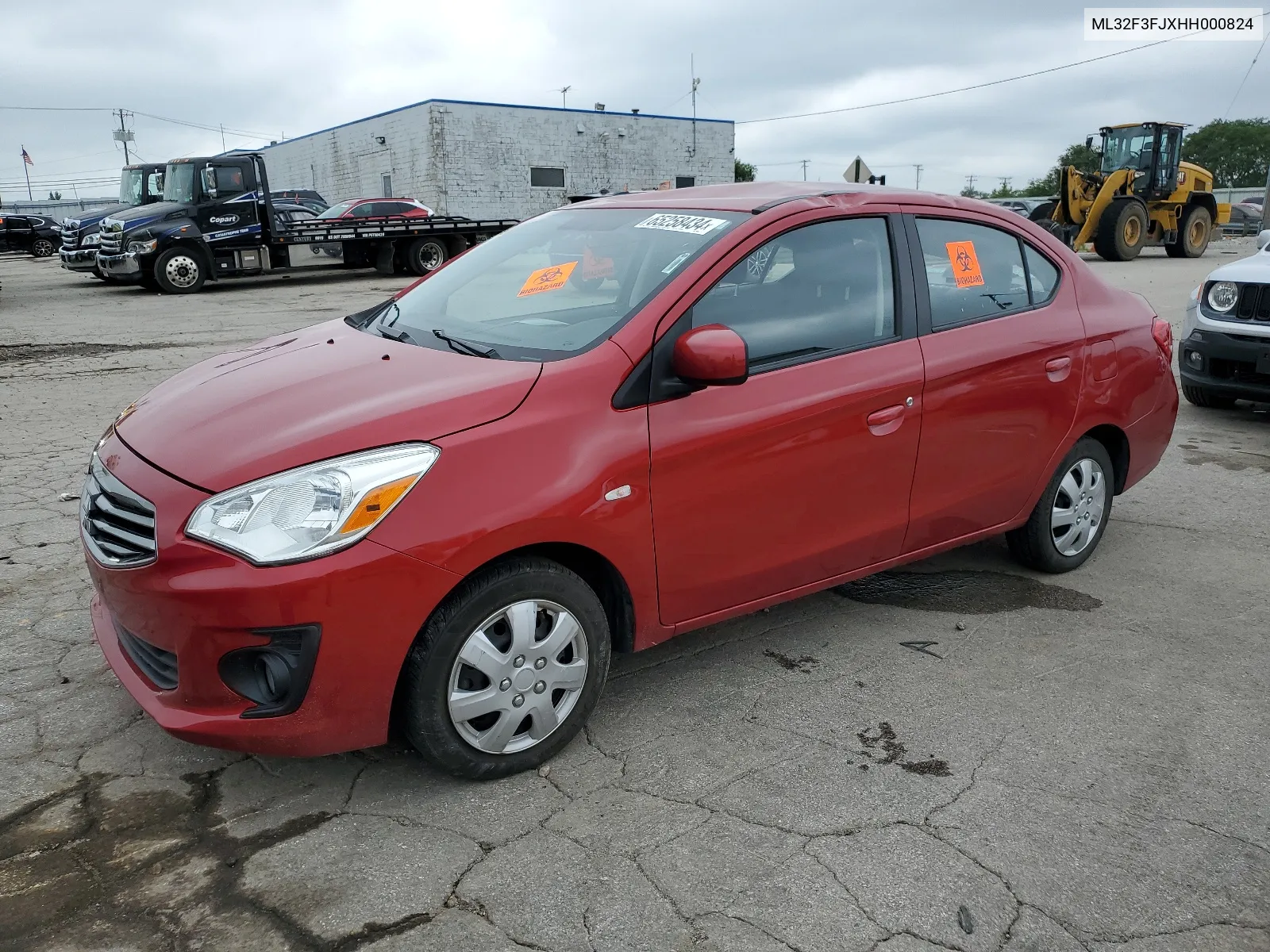 2017 Mitsubishi Mirage G4 Es VIN: ML32F3FJXHH000824 Lot: 65258434