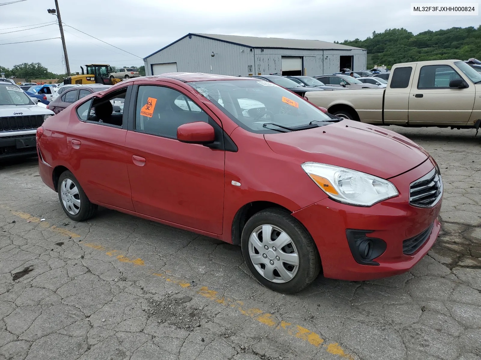 2017 Mitsubishi Mirage G4 Es VIN: ML32F3FJXHH000824 Lot: 65258434