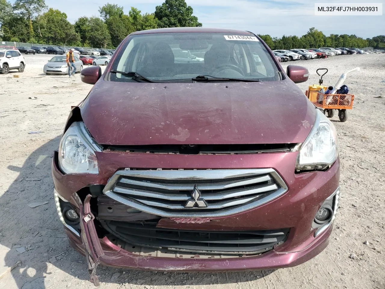 ML32F4FJ7HH003931 2017 Mitsubishi Mirage G4 Se