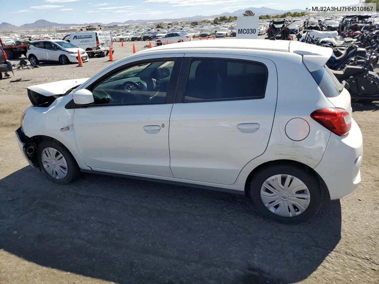 2017 Mitsubishi Mirage Es VIN: ML32A3HJ7HH010867 Lot: 68354834