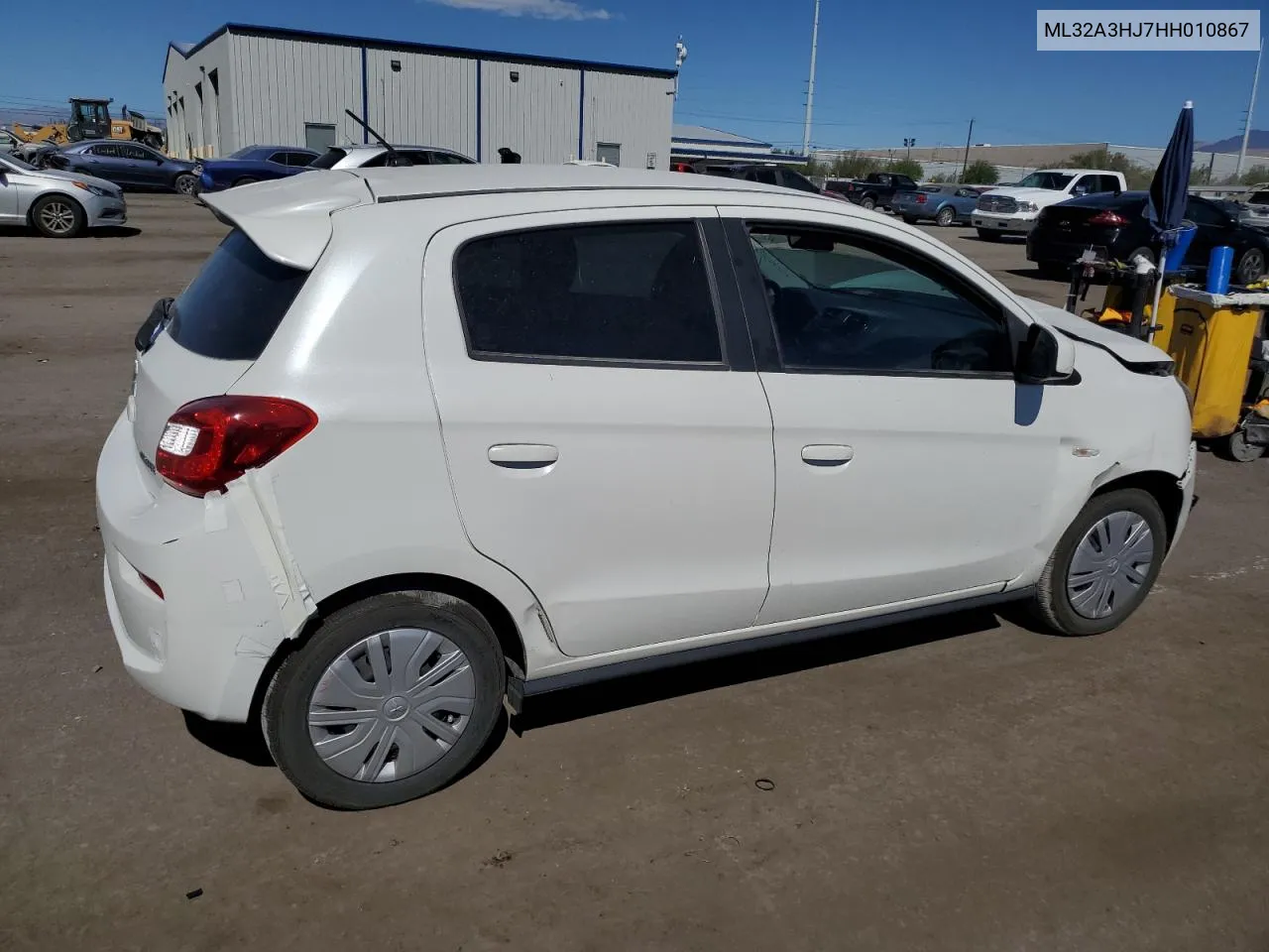 2017 Mitsubishi Mirage Es VIN: ML32A3HJ7HH010867 Lot: 68354834