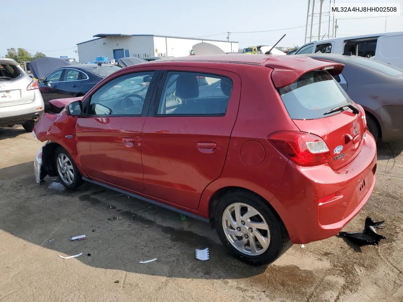 ML32A4HJ8HH002508 2017 Mitsubishi Mirage Se