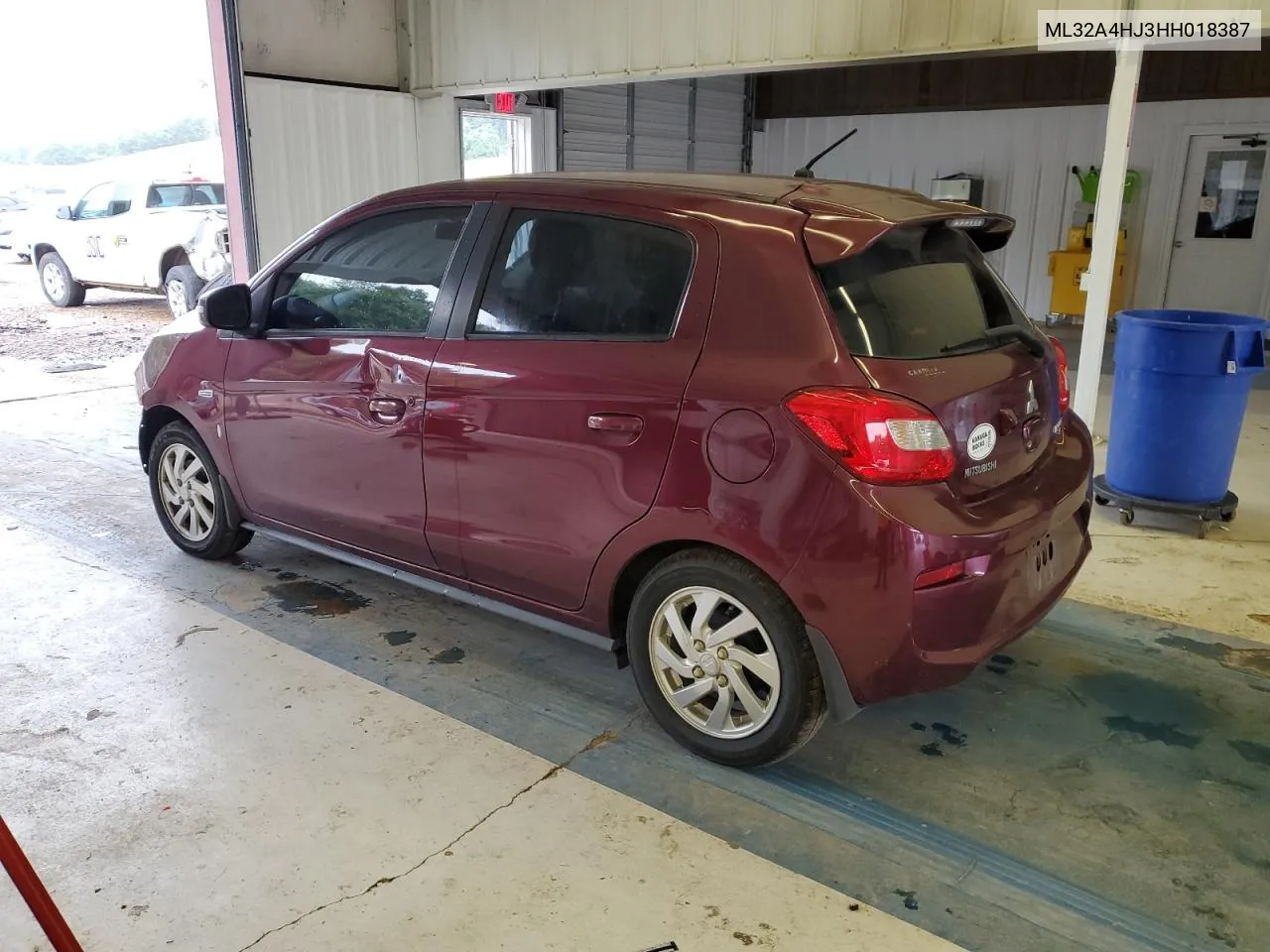 2017 Mitsubishi Mirage Se VIN: ML32A4HJ3HH018387 Lot: 70289334