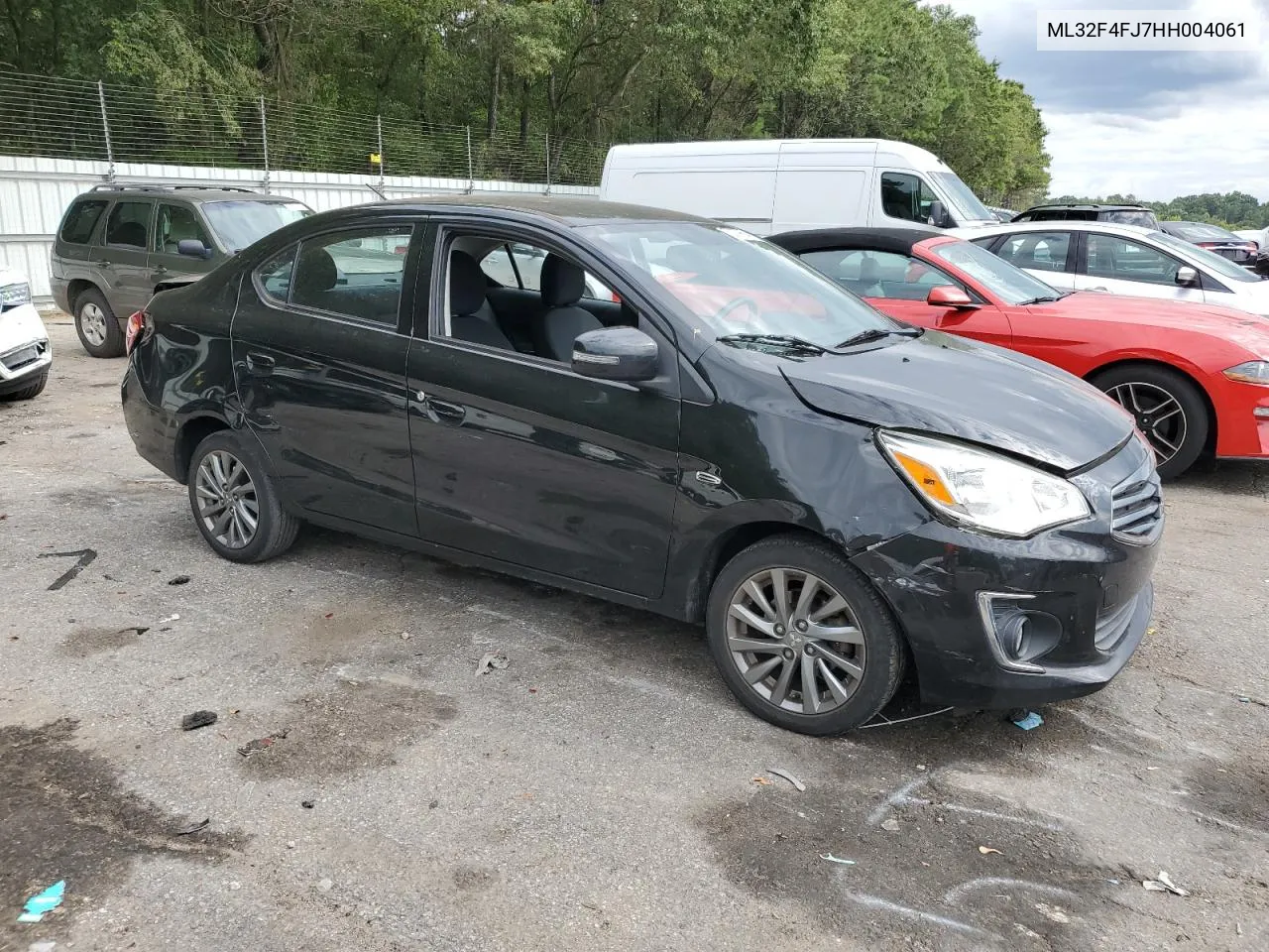 2017 Mitsubishi Mirage G4 Se VIN: ML32F4FJ7HH004061 Lot: 72039664