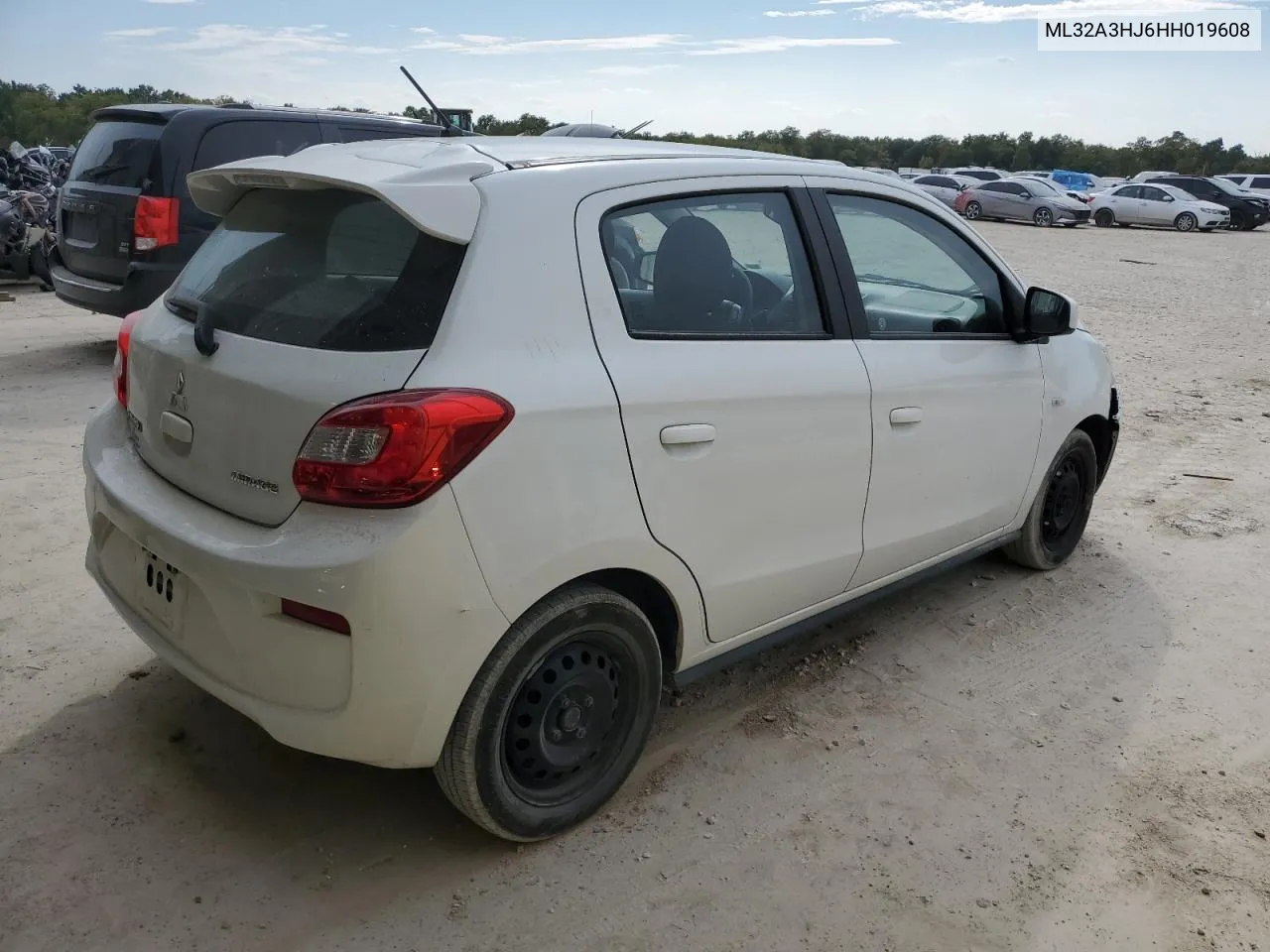 2017 Mitsubishi Mirage Es VIN: ML32A3HJ6HH019608 Lot: 72285504