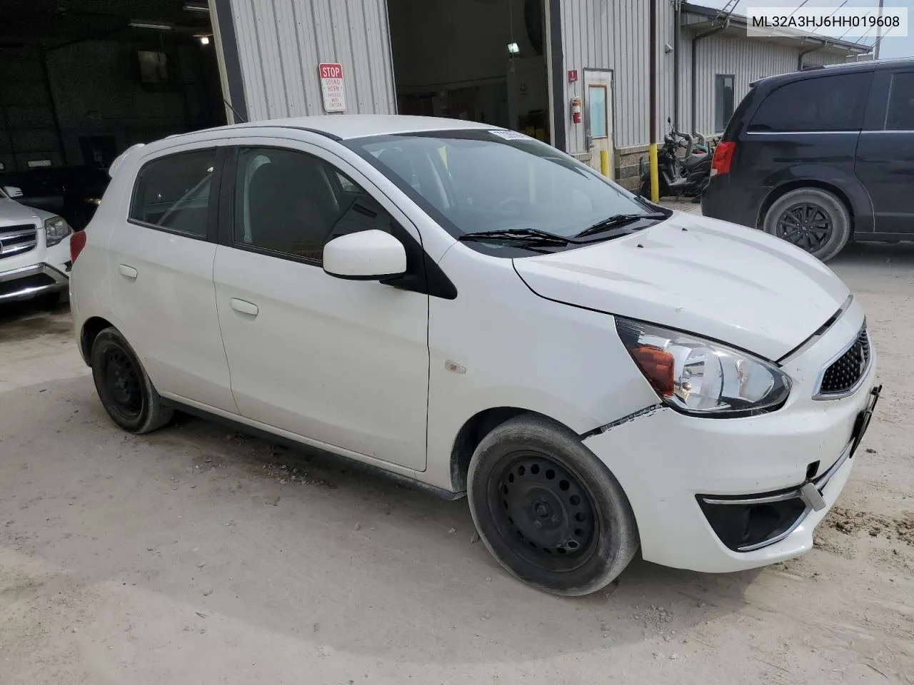 2017 Mitsubishi Mirage Es VIN: ML32A3HJ6HH019608 Lot: 72285504