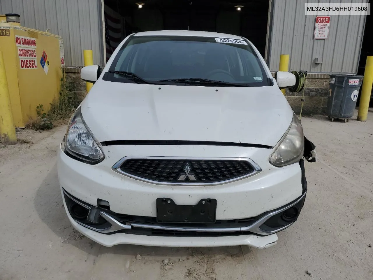 2017 Mitsubishi Mirage Es VIN: ML32A3HJ6HH019608 Lot: 72285504