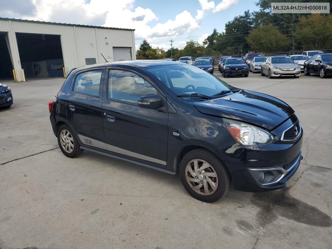 2017 Mitsubishi Mirage Se VIN: ML32A4HJ2HH000818 Lot: 72536234