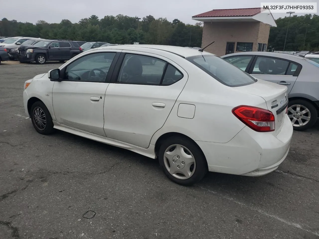 2017 Mitsubishi Mirage G4 Es VIN: ML32F3FJ7HHF09353 Lot: 72536434