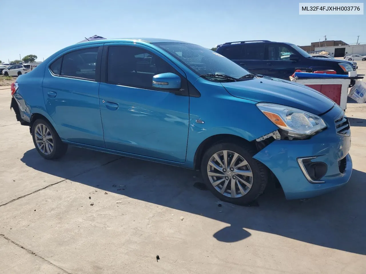 2017 Mitsubishi Mirage G4 Se VIN: ML32F4FJXHH003776 Lot: 73347114