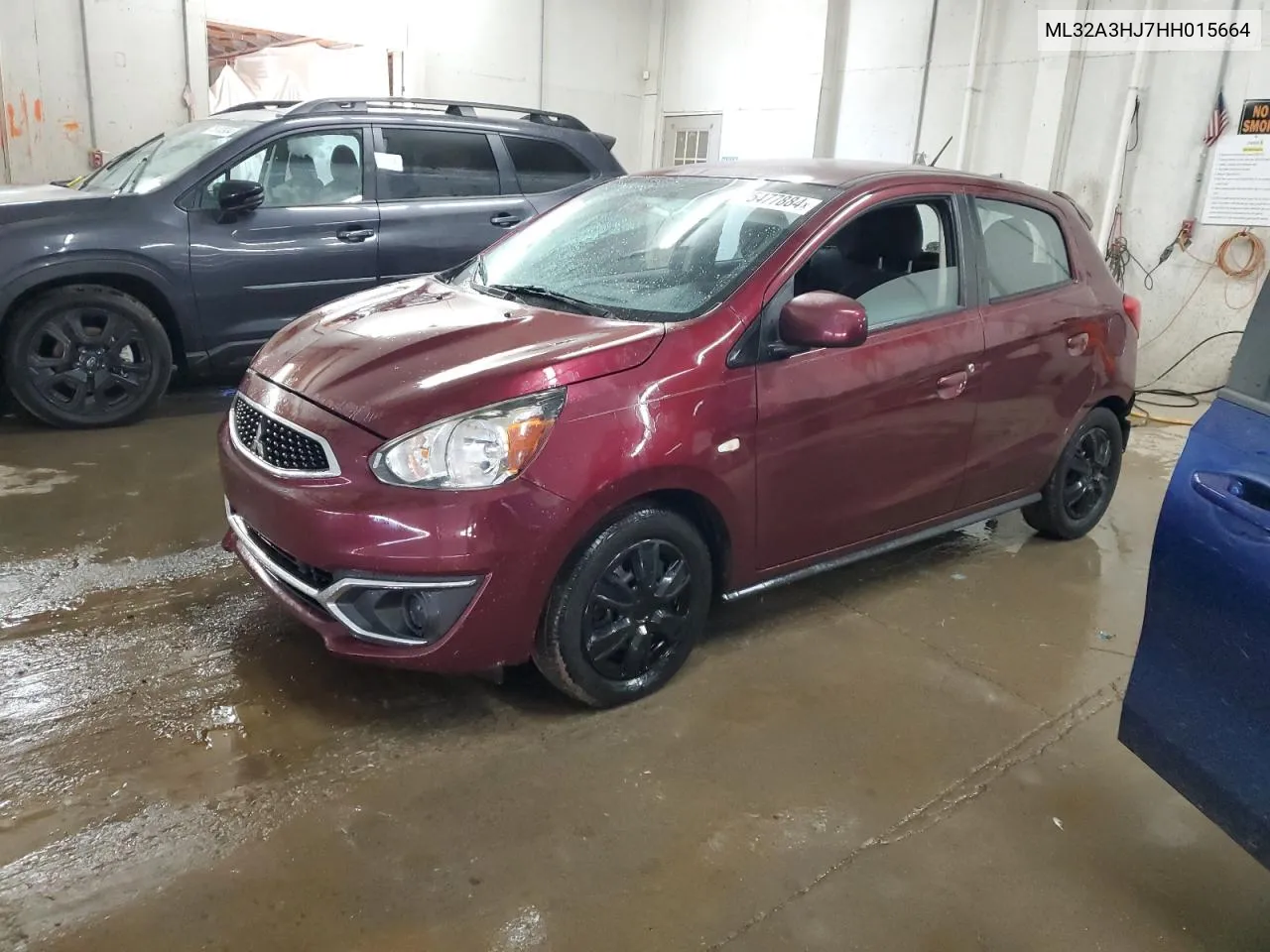 2017 Mitsubishi Mirage Es VIN: ML32A3HJ7HH015664 Lot: 75477884