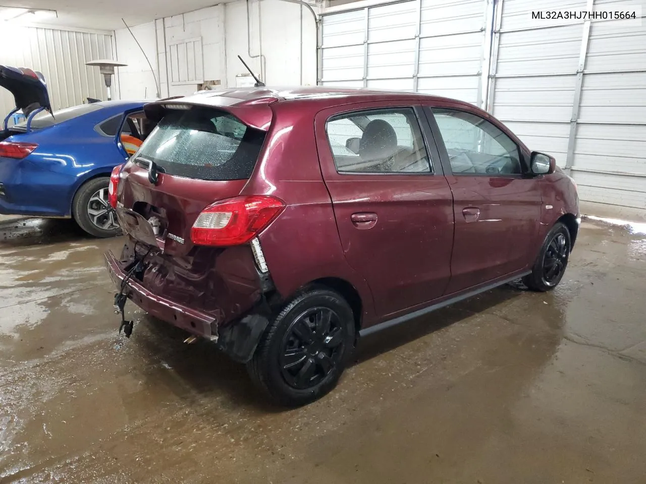 2017 Mitsubishi Mirage Es VIN: ML32A3HJ7HH015664 Lot: 75477884