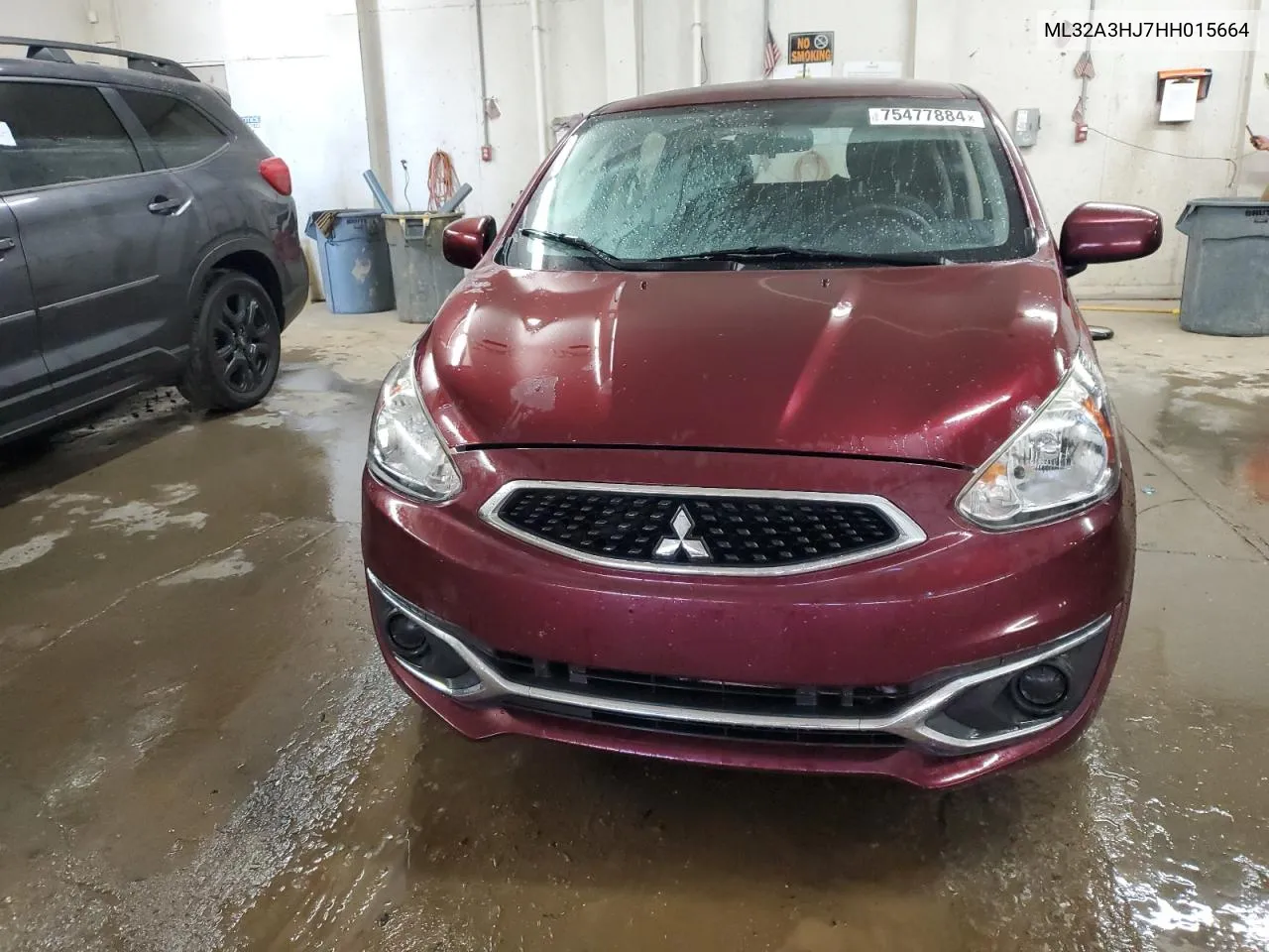 2017 Mitsubishi Mirage Es VIN: ML32A3HJ7HH015664 Lot: 75477884