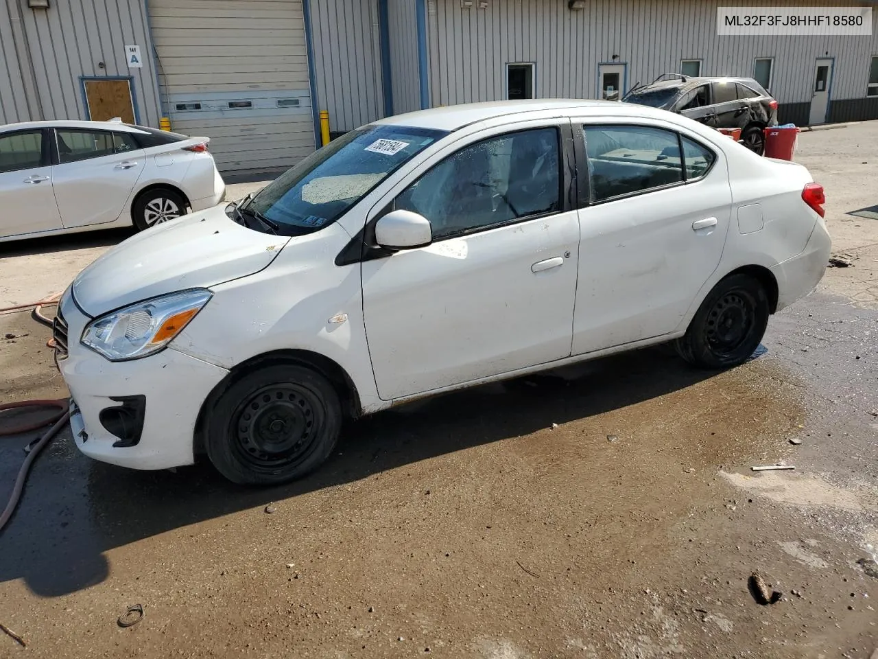 2017 Mitsubishi Mirage G4 Es VIN: ML32F3FJ8HHF18580 Lot: 75681584