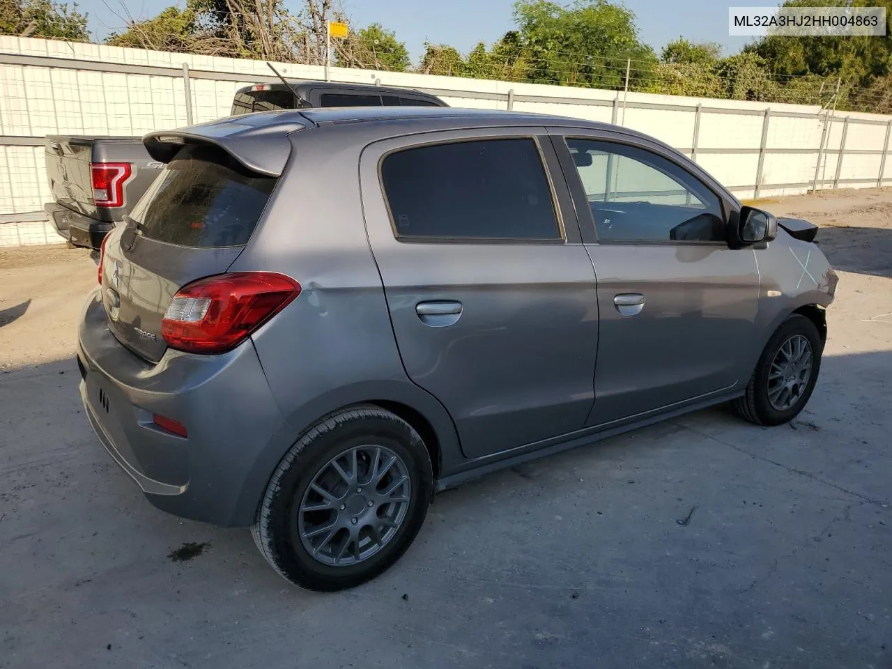 2017 Mitsubishi Mirage Es VIN: ML32A3HJ2HH004863 Lot: 75688834