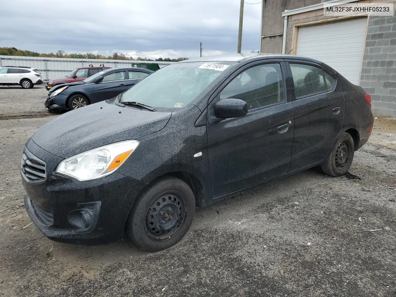 2017 Mitsubishi Mirage G4 Es VIN: ML32F3FJXHHF05233 Lot: 75971904