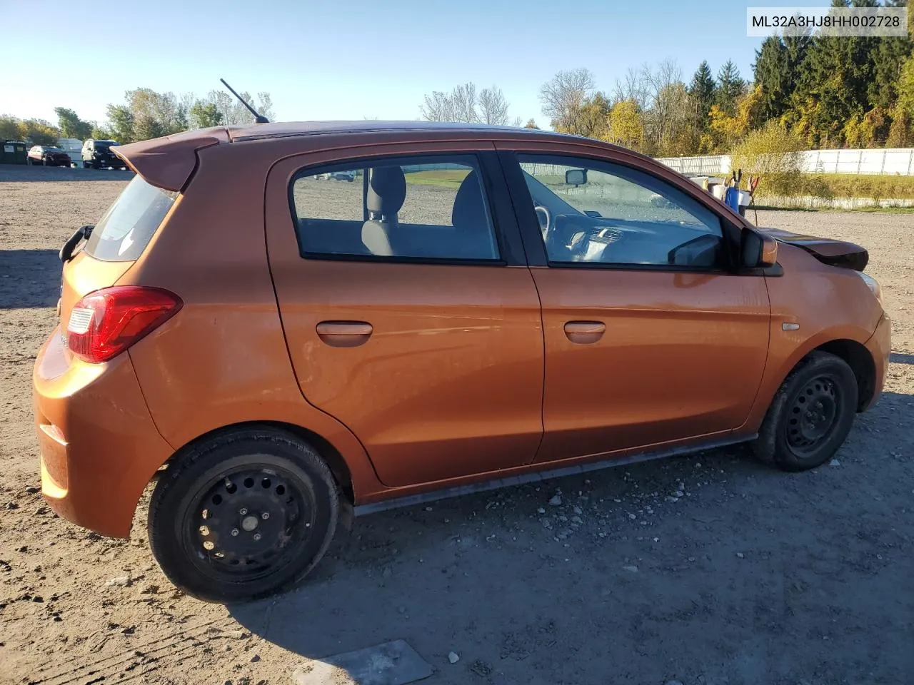 2017 Mitsubishi Mirage Es VIN: ML32A3HJ8HH002728 Lot: 76492964