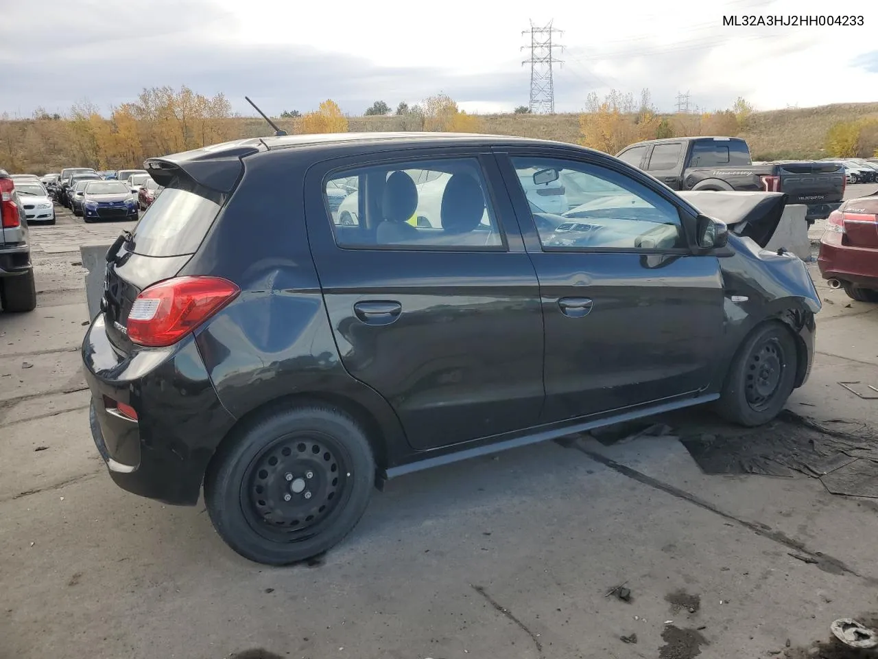 2017 Mitsubishi Mirage Es VIN: ML32A3HJ2HH004233 Lot: 76970954