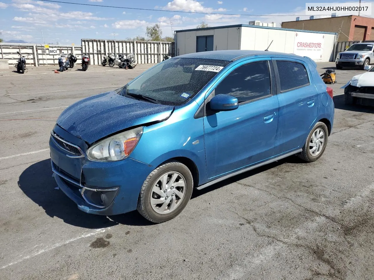 2017 Mitsubishi Mirage Se VIN: ML32A4HJ0HH002017 Lot: 76977724