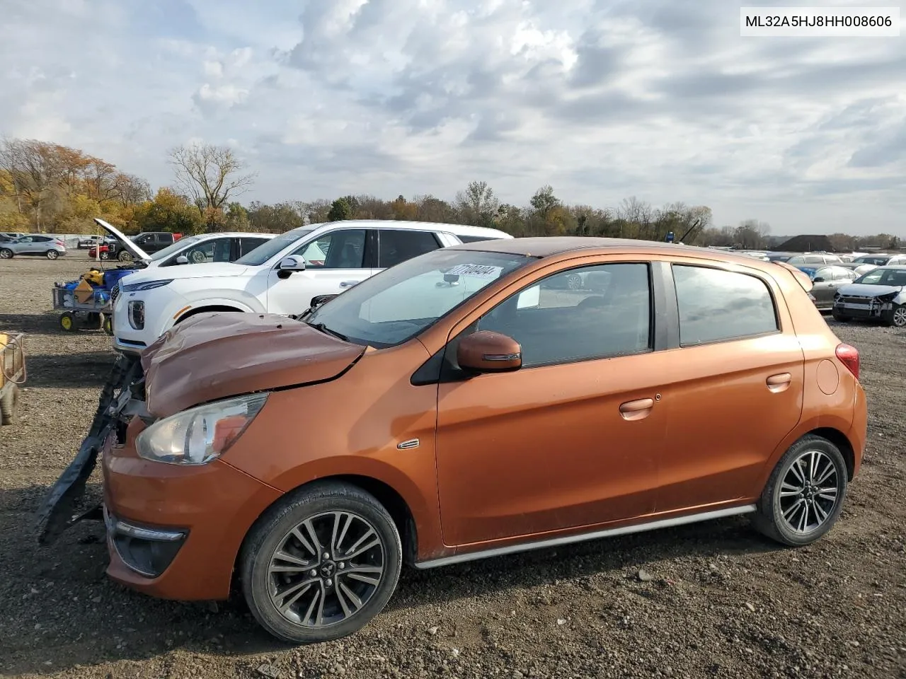 2017 Mitsubishi Mirage Gt VIN: ML32A5HJ8HH008606 Lot: 77100404