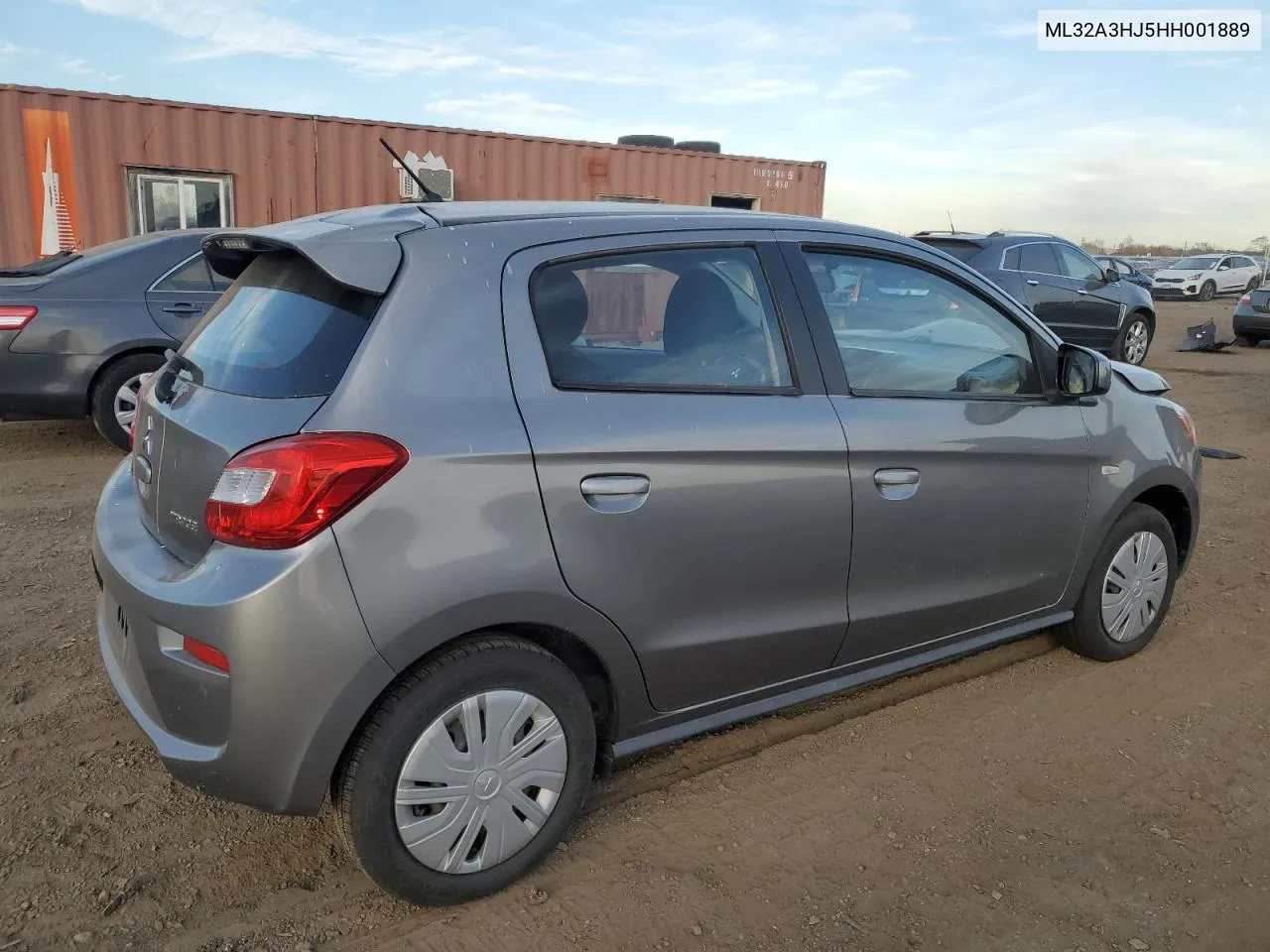 2017 Mitsubishi Mirage Es VIN: ML32A3HJ5HH001889 Lot: 77234444