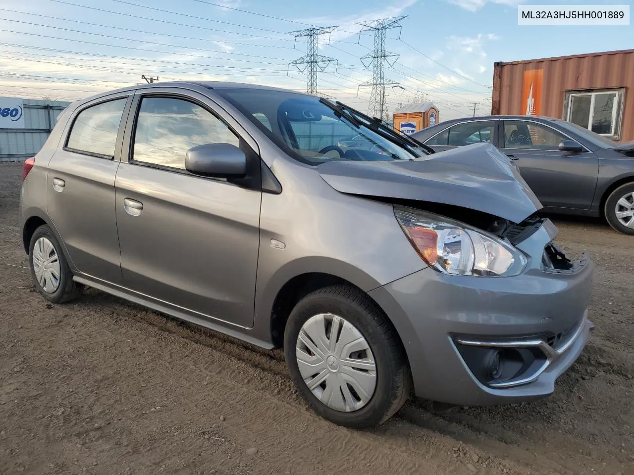 2017 Mitsubishi Mirage Es VIN: ML32A3HJ5HH001889 Lot: 77234444