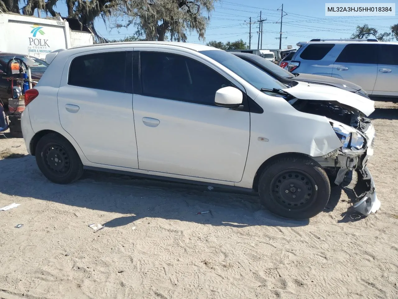 2017 Mitsubishi Mirage Es VIN: ML32A3HJ5HH018384 Lot: 77519224