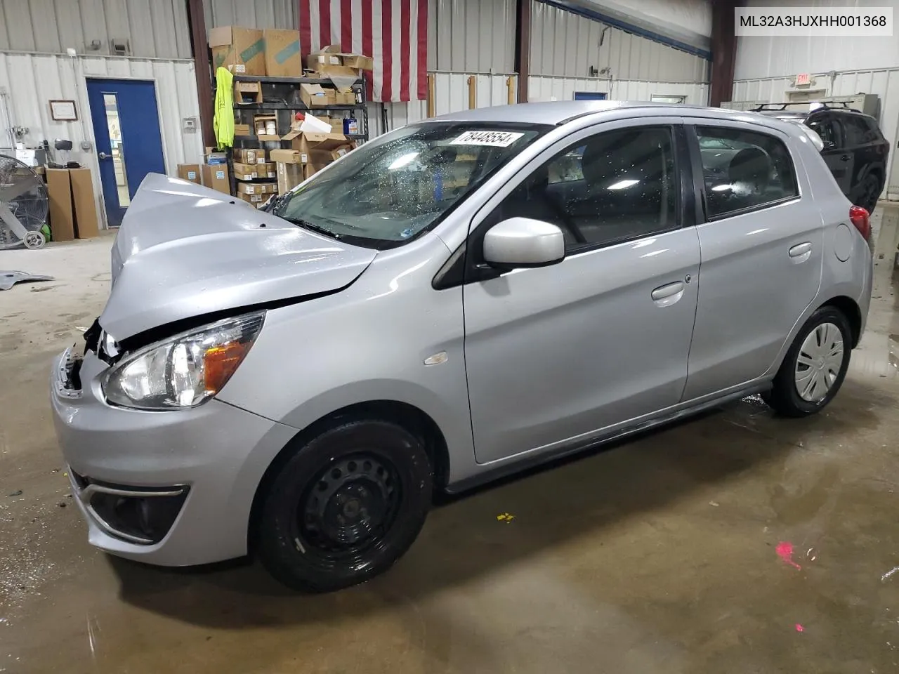 2017 Mitsubishi Mirage Es VIN: ML32A3HJXHH001368 Lot: 78448554