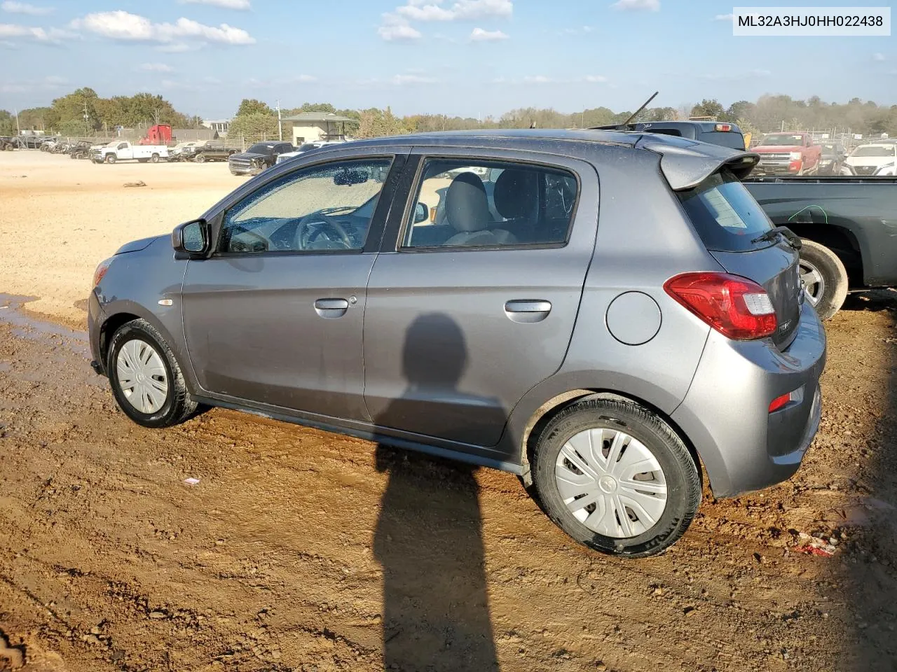 2017 Mitsubishi Mirage Es VIN: ML32A3HJ0HH022438 Lot: 78469104