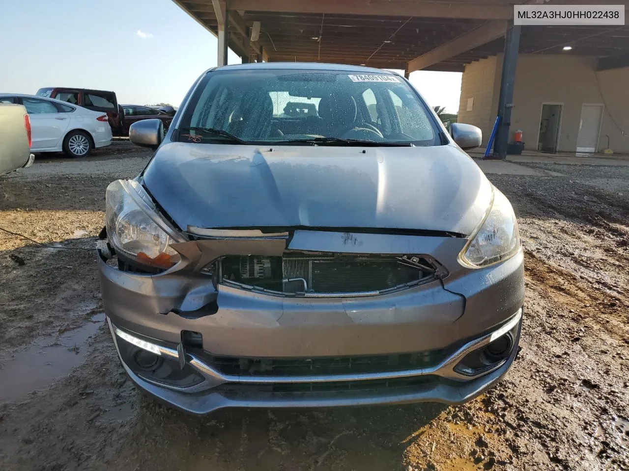 2017 Mitsubishi Mirage Es VIN: ML32A3HJ0HH022438 Lot: 78469104