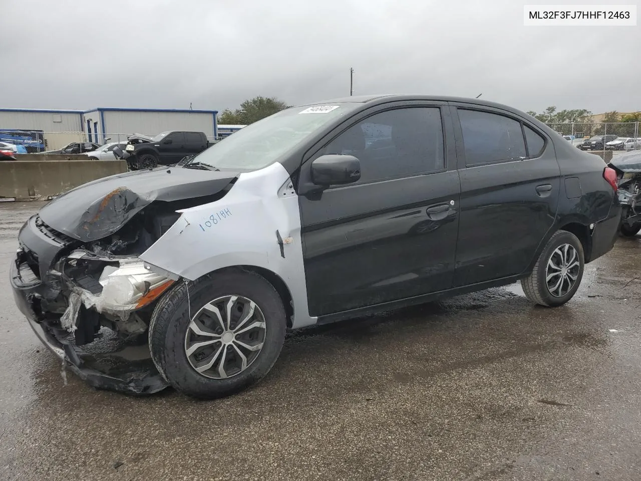 2017 Mitsubishi Mirage G4 Es VIN: ML32F3FJ7HHF12463 Lot: 79468404