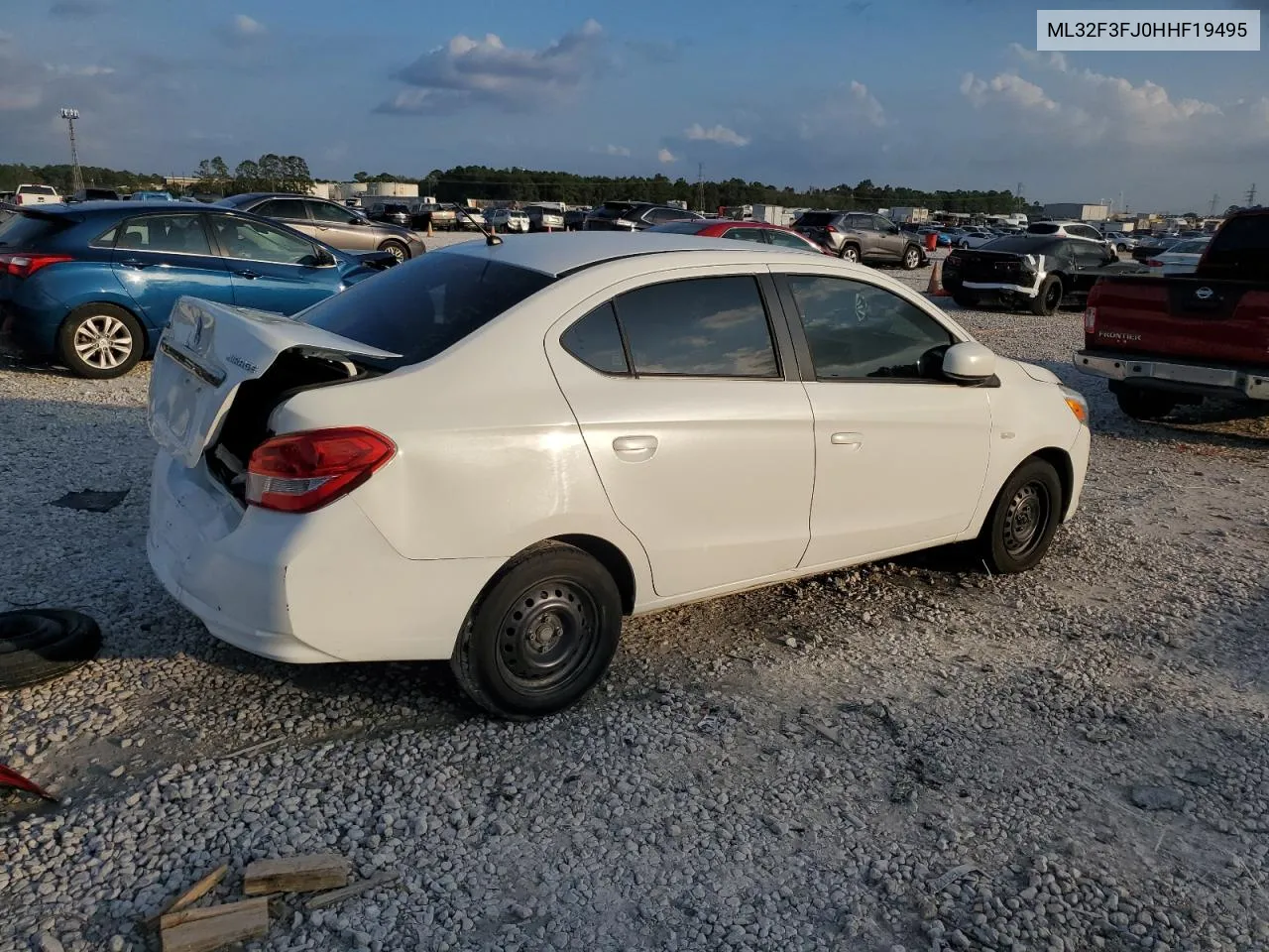 2017 Mitsubishi Mirage G4 Es VIN: ML32F3FJ0HHF19495 Lot: 79745084