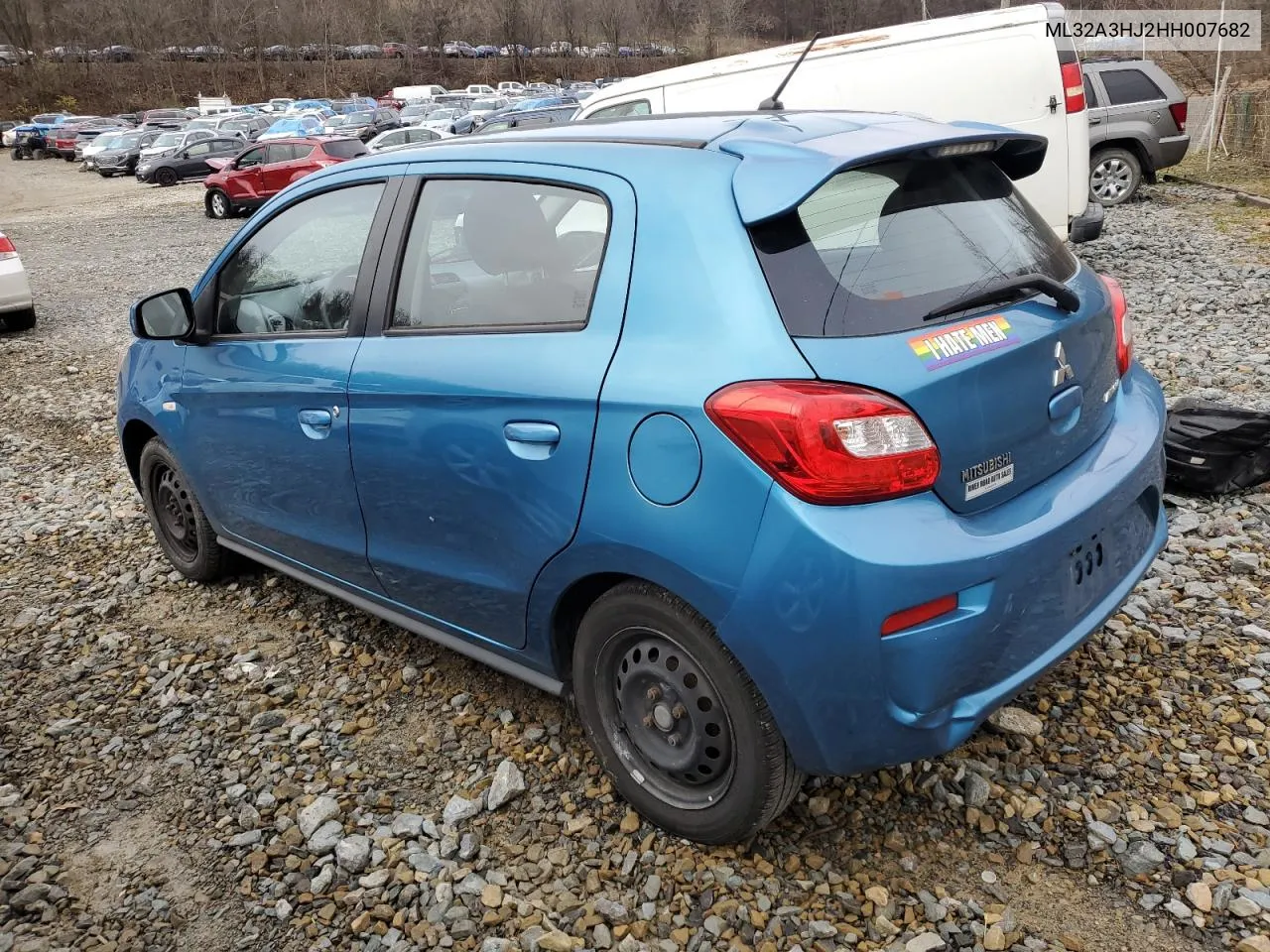 2017 Mitsubishi Mirage Es VIN: ML32A3HJ2HH007682 Lot: 80518864