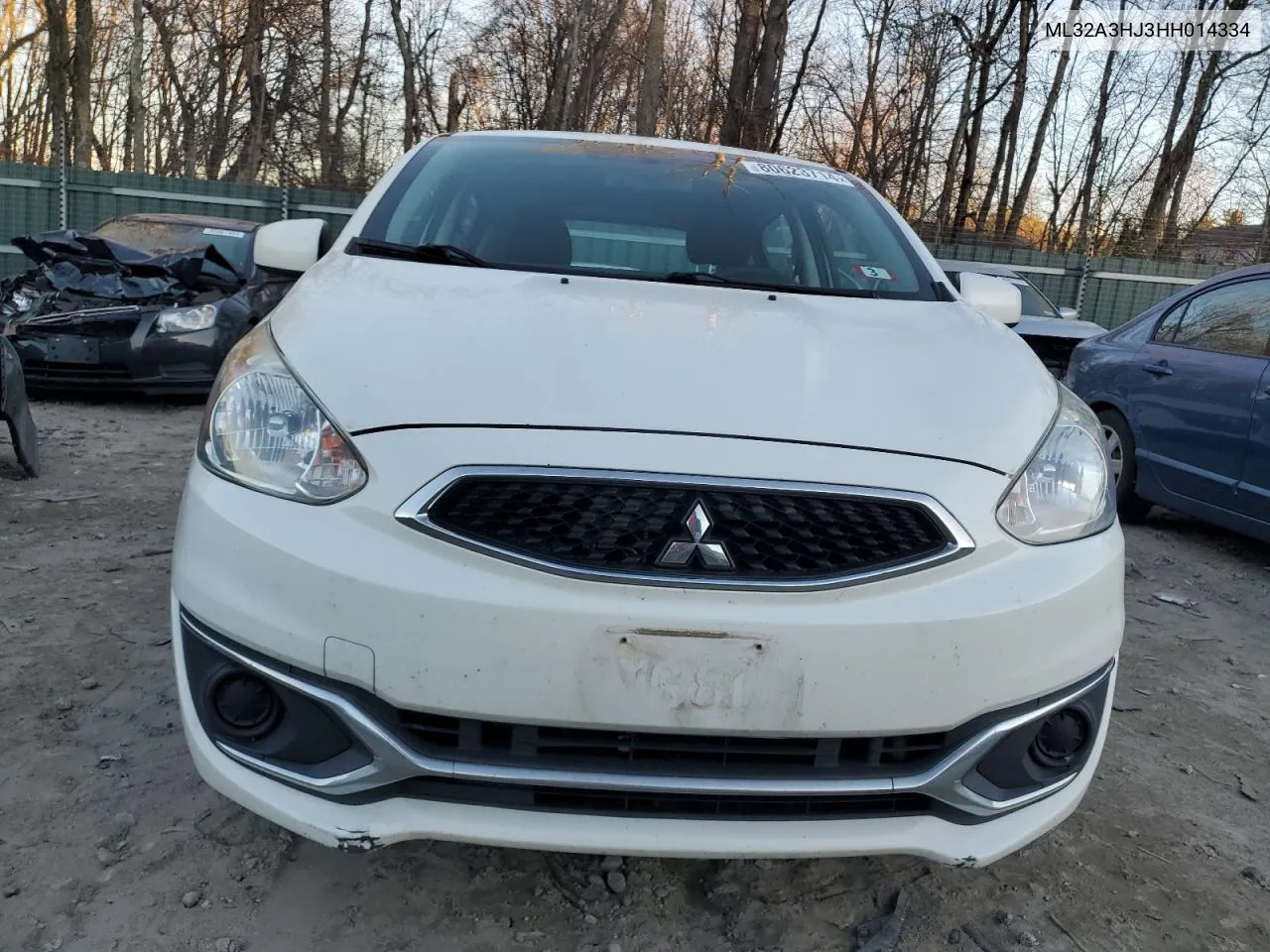 2017 Mitsubishi Mirage Es VIN: ML32A3HJ3HH014334 Lot: 80623714