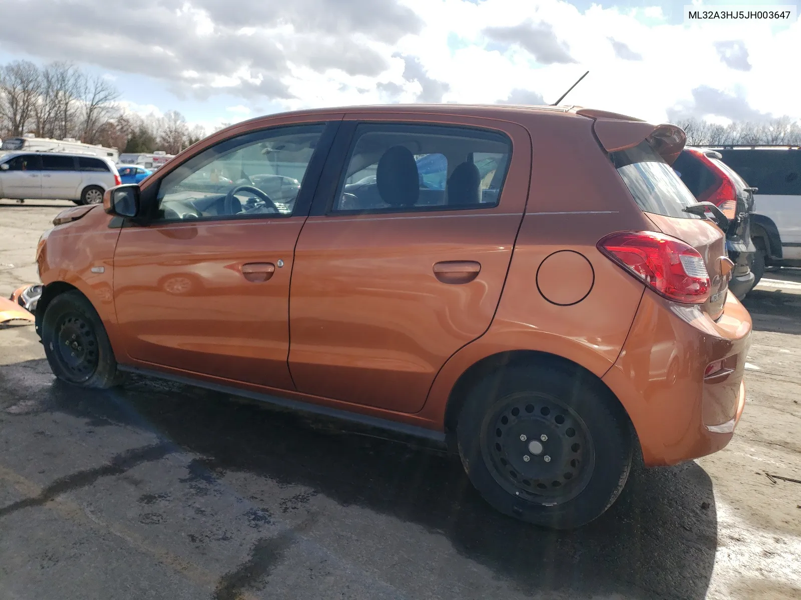 2018 Mitsubishi Mirage Es VIN: ML32A3HJ5JH003647 Lot: 40707614