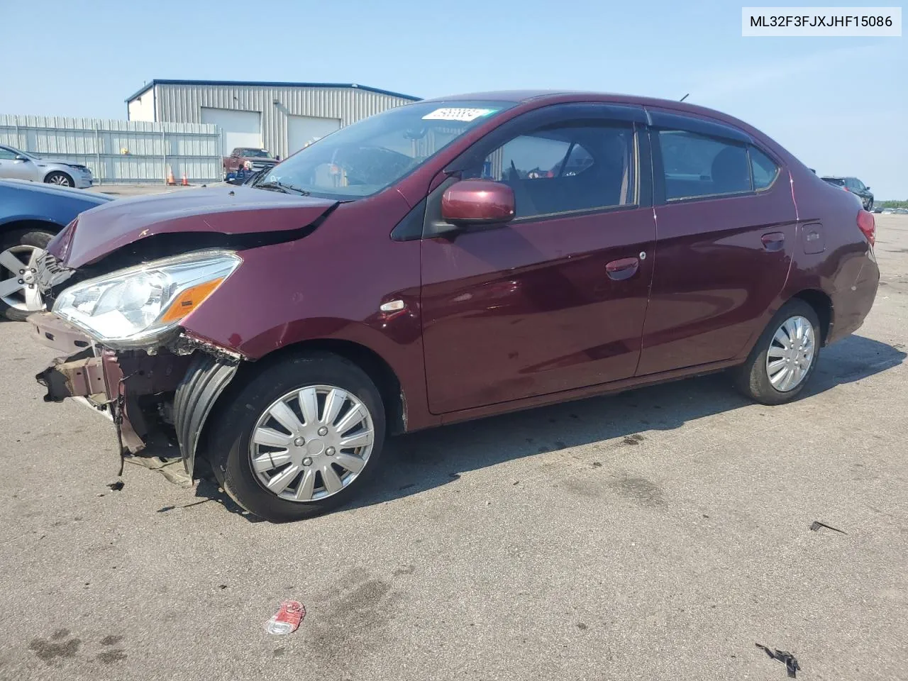 ML32F3FJXJHF15086 2018 Mitsubishi Mirage G4 Es