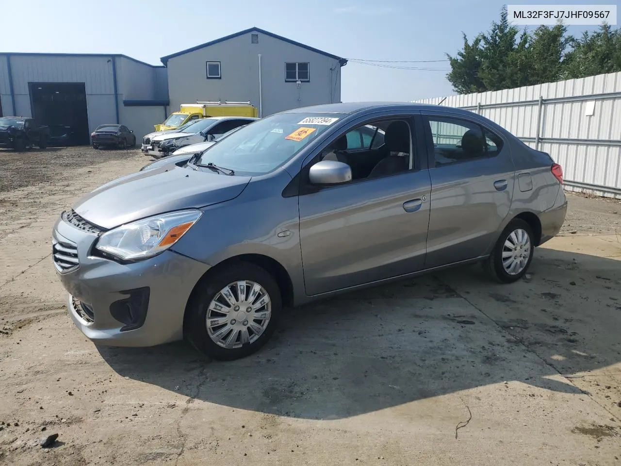 2018 Mitsubishi Mirage G4 Es VIN: ML32F3FJ7JHF09567 Lot: 65827394