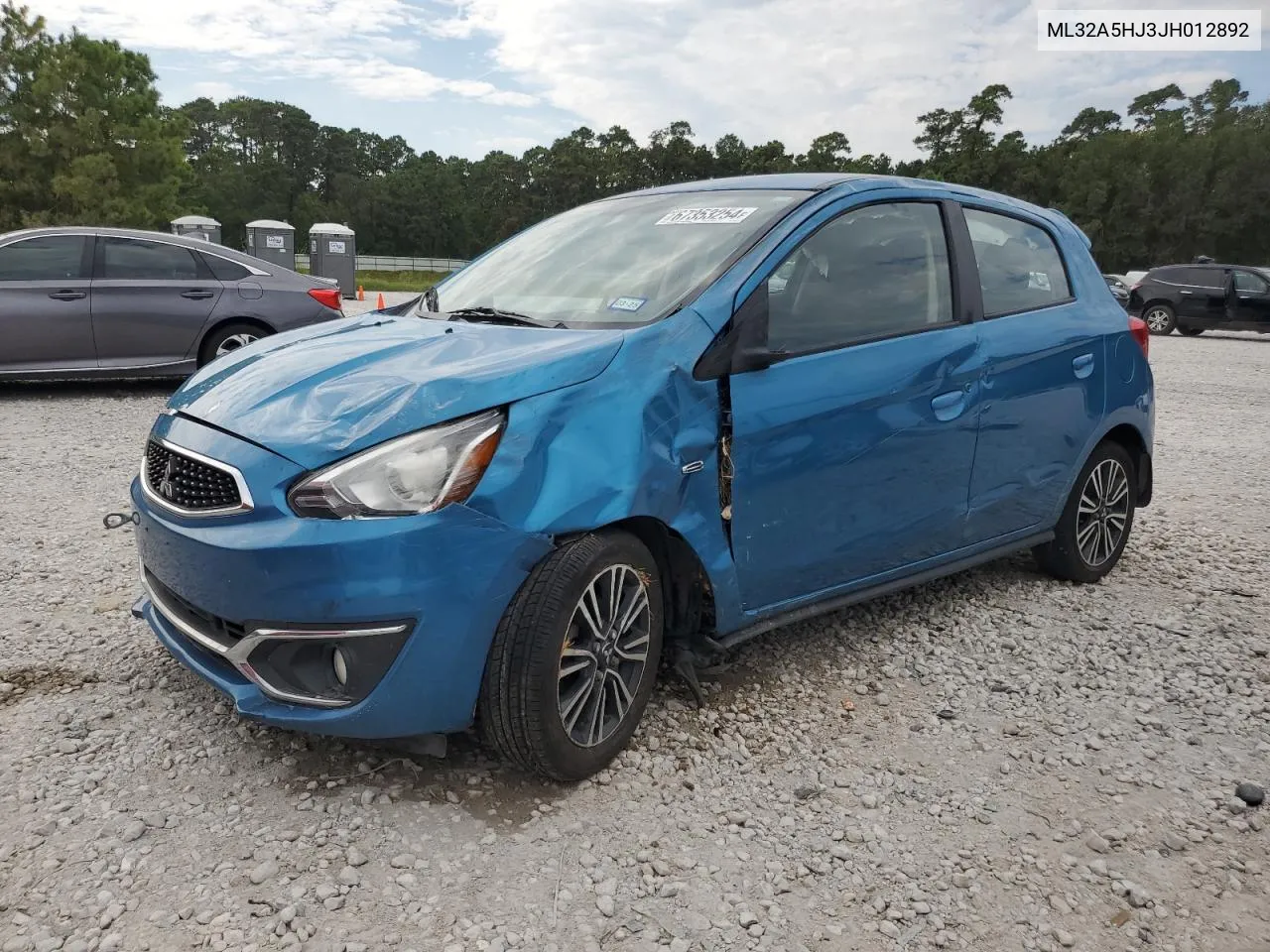 2018 Mitsubishi Mirage Gt VIN: ML32A5HJ3JH012892 Lot: 67353254