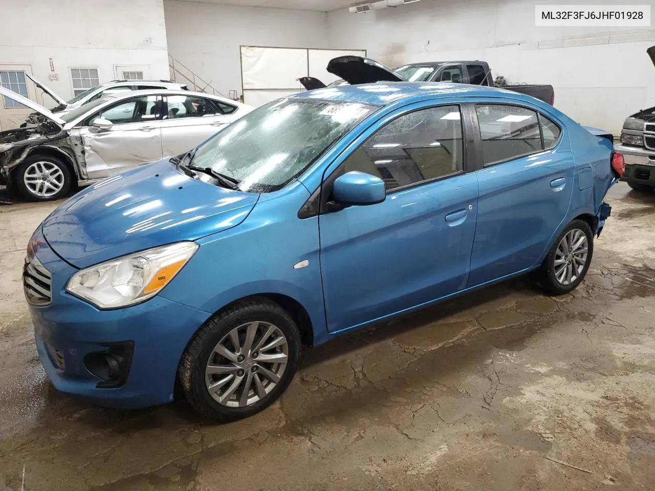 2018 Mitsubishi Mirage G4 Es VIN: ML32F3FJ6JHF01928 Lot: 68843144