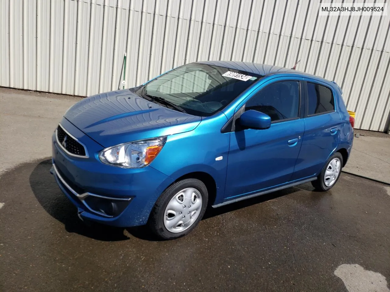 2018 Mitsubishi Mirage Es VIN: ML32A3HJ8JH009524 Lot: 69091534