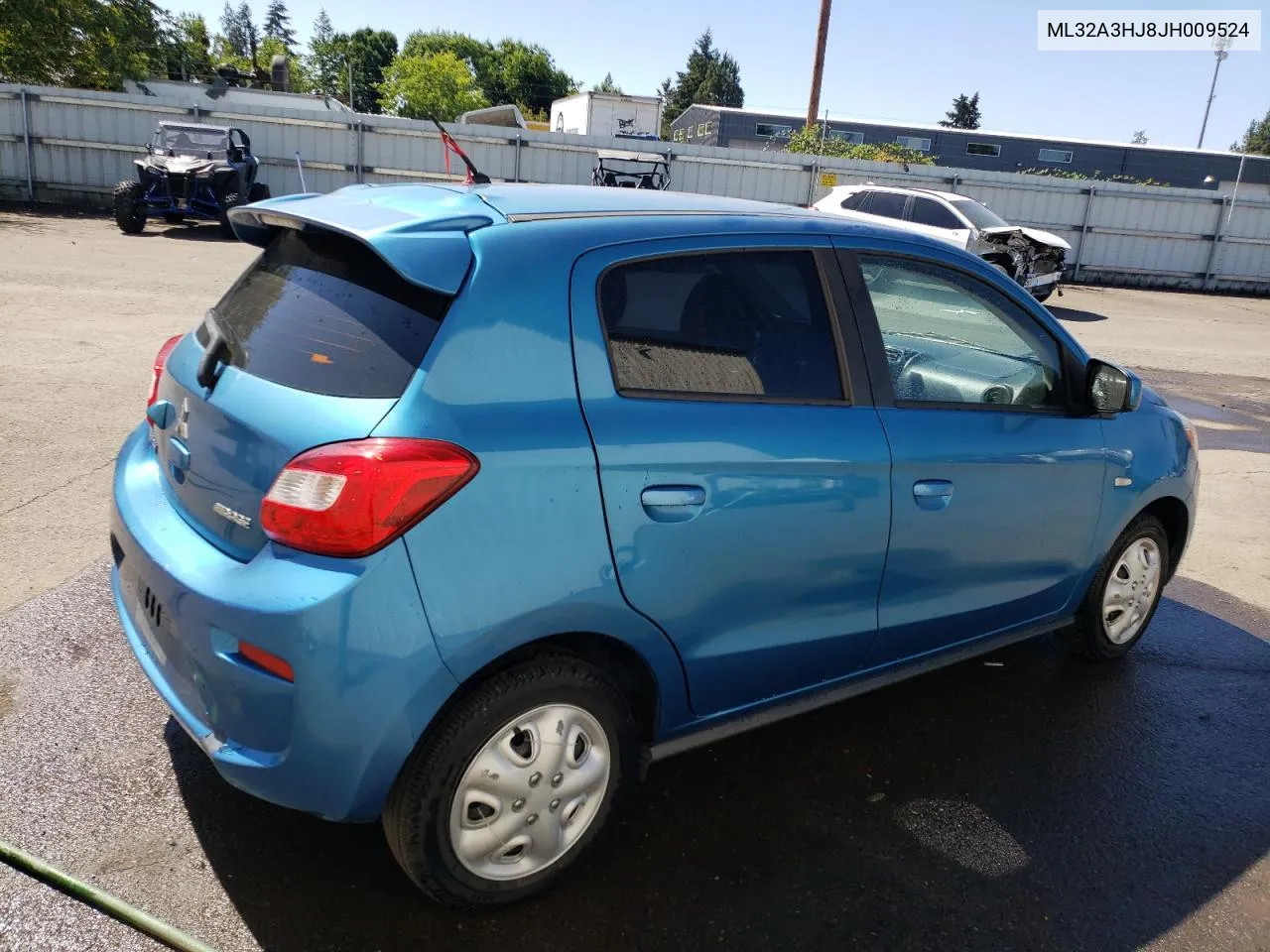 2018 Mitsubishi Mirage Es VIN: ML32A3HJ8JH009524 Lot: 69091534