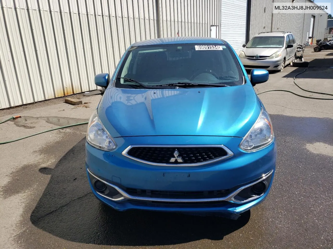 2018 Mitsubishi Mirage Es VIN: ML32A3HJ8JH009524 Lot: 69091534