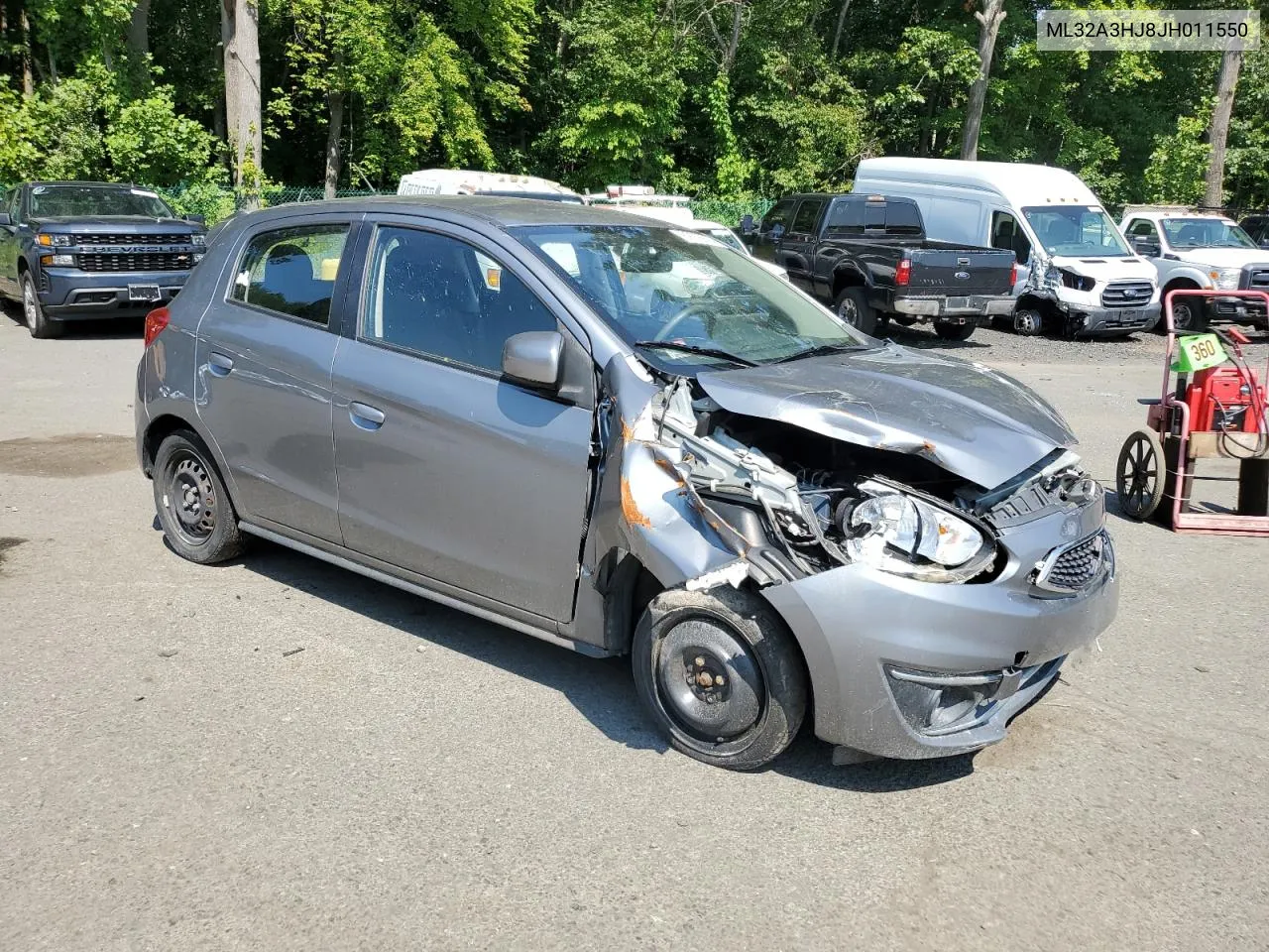 2018 Mitsubishi Mirage Es VIN: ML32A3HJ8JH011550 Lot: 69316694