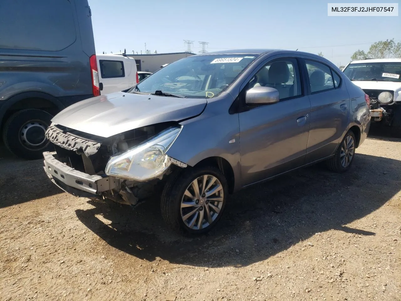 ML32F3FJ2JHF07547 2018 Mitsubishi Mirage G4 Es