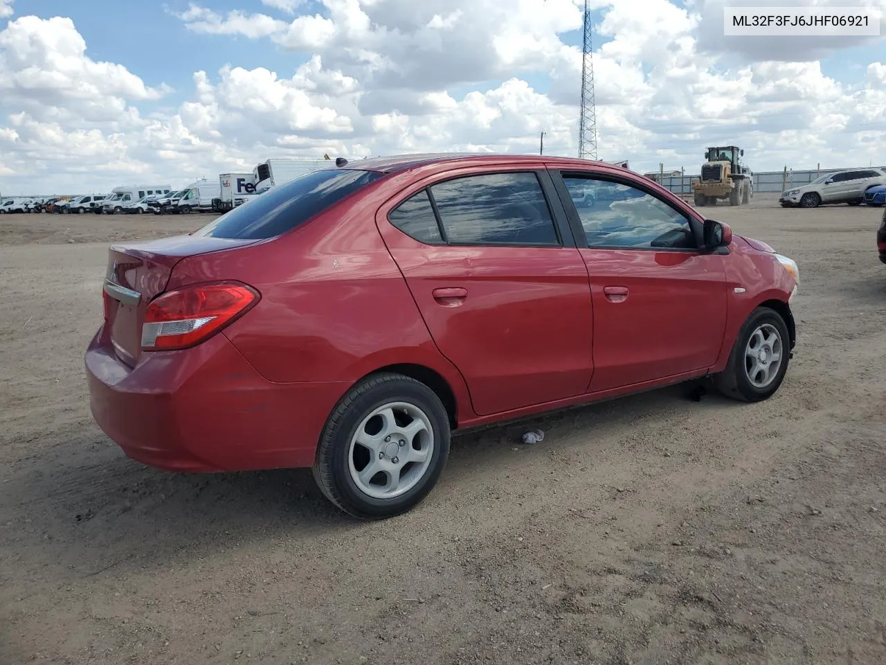 2018 Mitsubishi Mirage G4 Es VIN: ML32F3FJ6JHF06921 Lot: 70357304