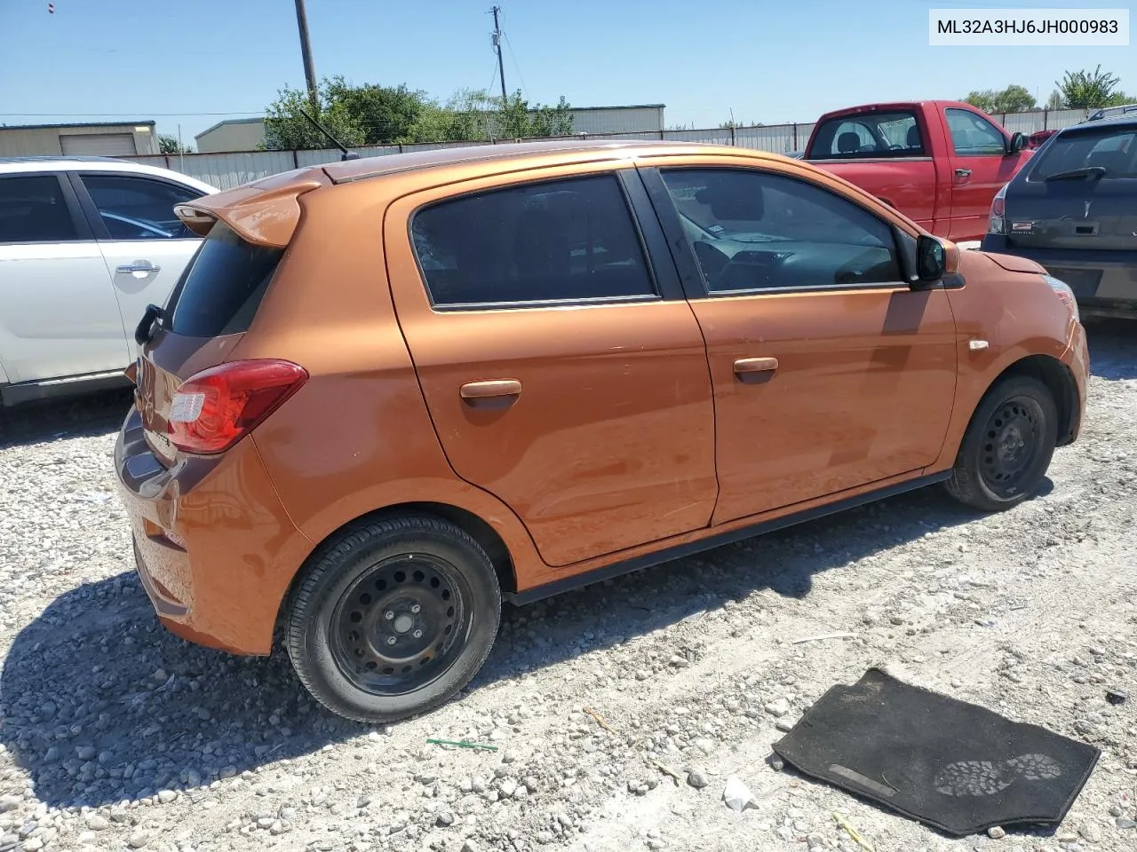 2018 Mitsubishi Mirage Es VIN: ML32A3HJ6JH000983 Lot: 70483994